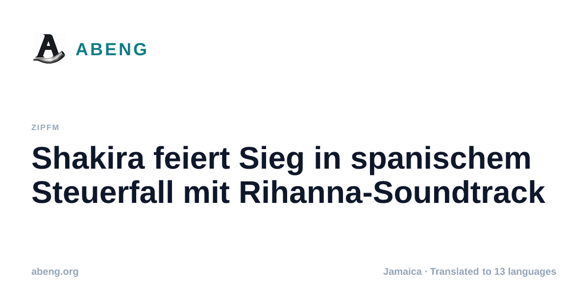 Shakira feiert Sieg in spanischem Steuerfall mit Rihanna-Soundtrack